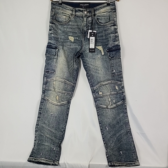 NEW Supply & Demand NYC Men's Blue Denim Harbor Jeans Sz 30/S MSRP $65 - Picture 1 of 8